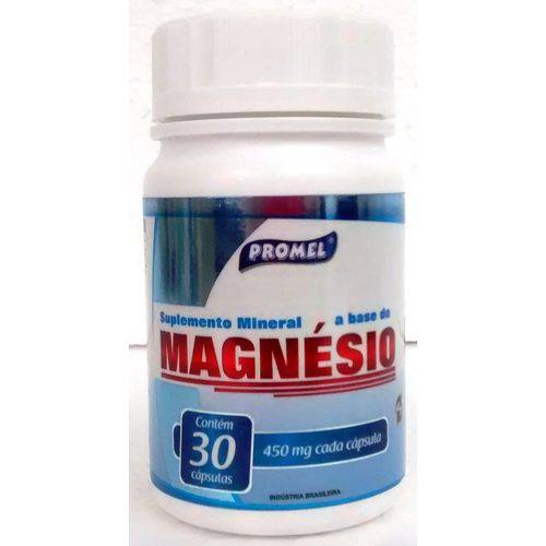 Magnésio Quelato 30 Cápsulas 450mg