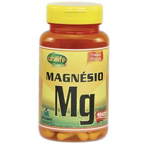 Magnésio Quelato 760mg - Unilife - Sem Sabor - 60 Cápsulas
