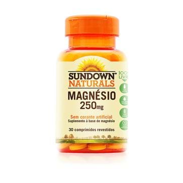 Tudo sobre 'Magnésio Sundown 250mg 30 Comprimidos'