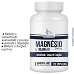 Magnesio Treonato 500mg - 120 cápsulas