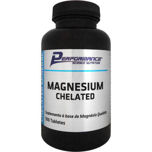 Magnesium Chelated - 100 Tabletes - Performance Nutrition