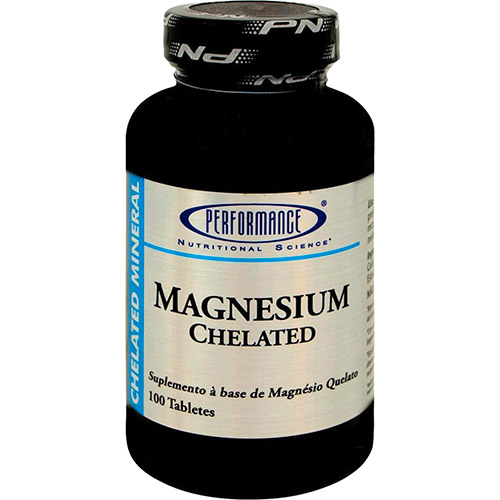 Magnesium Chelated - 100 Tabletes - Performance Nutrition