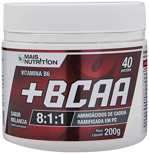 Mais Nutrition BCAA Pó 8:1:1 Sabor Melancia, 200g