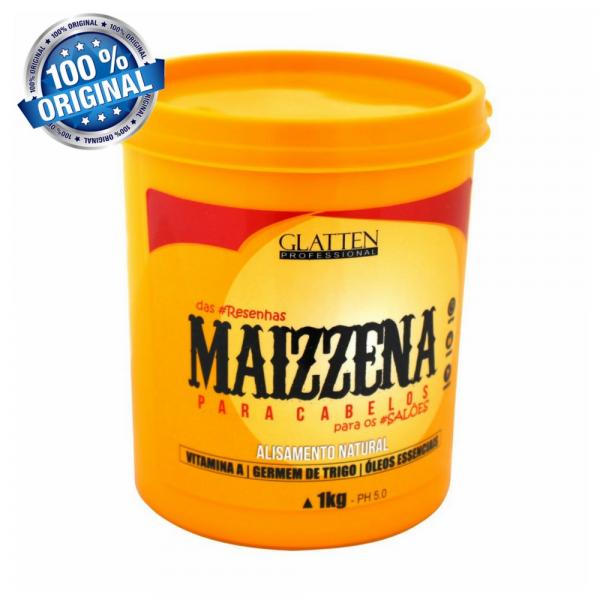 Maizzena para Cabelos Creme Alisante 1kg - Glatten Professional