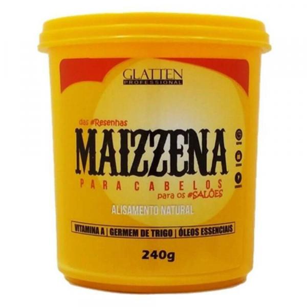 Maizzena para Cabelos Creme Alisante 240g - Glatten Professional