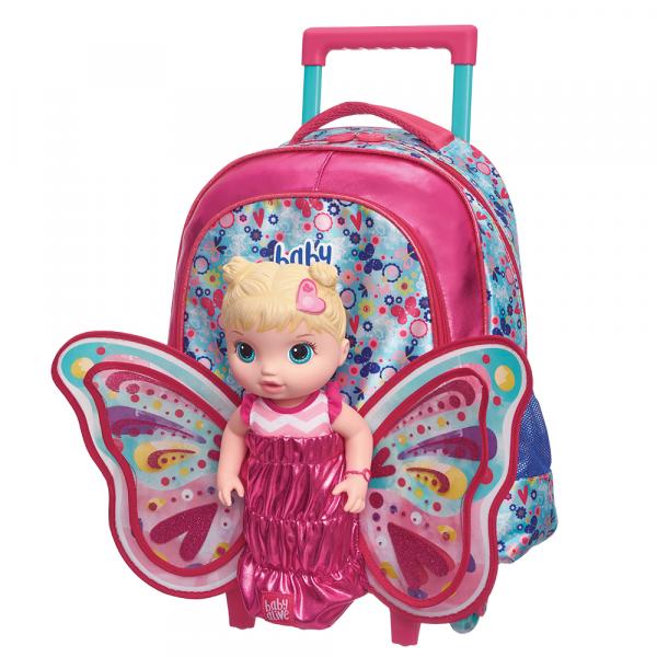Mala C/Carrinho G Baby Alive Butterfly - Pacific