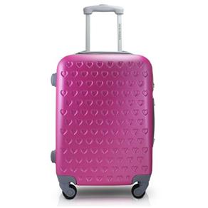 Mala de Viagem Love Viagem ABS Pink - Jacki Design