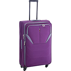 Tudo sobre 'Mala de Viagem Média 12N043T Roxo Bolso Frontal 4 Rodas Swiss Move'