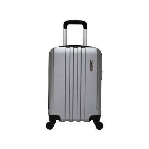 Mala de Viagem Yins Pequena 30kg - com Giro 360º YS21004PA - Prata