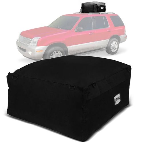 Maleiro Bagageiro Mala Expansível Teto Reese Rooftop Cargo Bag Impermeável 280 Litros Universal Pret