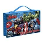Maleta De Pintura Avengers 42 Itens - Molin