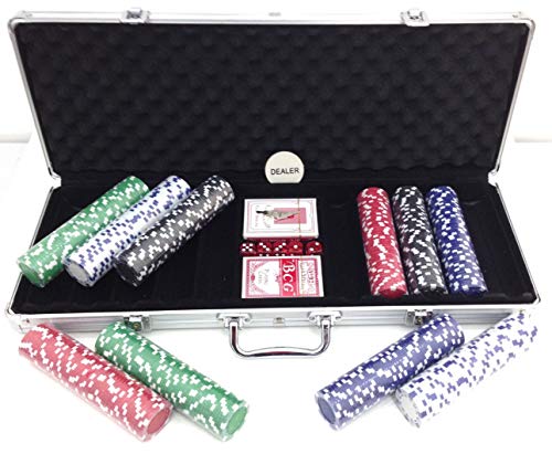 Maleta de Poker 500 Fichas Completa PK-500 Western