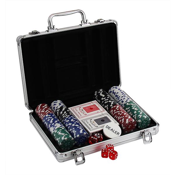 Maleta de Poker Completa com 200 Fichas PK-200 - Western