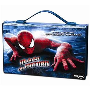 Maleta para Pintura Molin Spiderman - 72 Itens