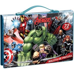 Maleta para Pintura The Avengers Completa Plastic Molin