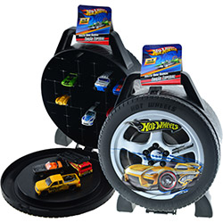 Maleta Roda Radical 2 para 36 Carrinhos Hot Wheels Astro Toys