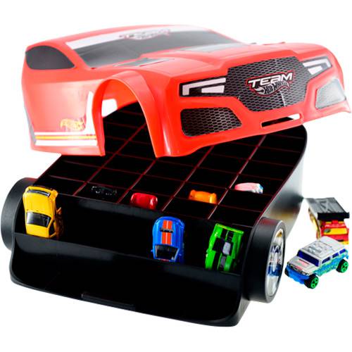 Tudo sobre 'Maleta Torque Twister para 35 Carrinhos Hot Wheels Astro Toys'