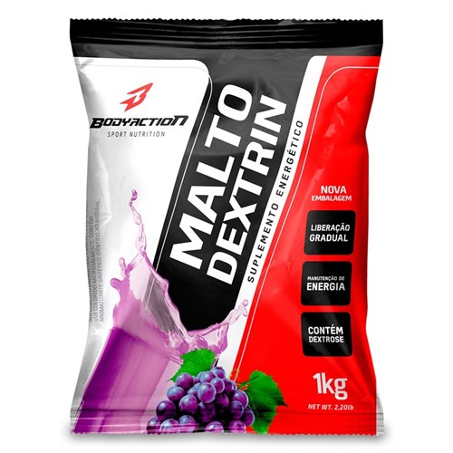 Malto Dextrin (1Kg) - Body Action Frutas Vermelhas