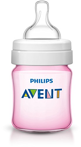 Mamadeira Clássica Anti-Colic Rosa 125ML - Philips Avent