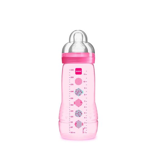 Mamadeira Easy Active Fashion Bottle 330 Ml Girls Peixe - MAM Baby