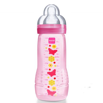 Mamadeira Fashion Bottle (330ml) Girls (4m+) - MAM