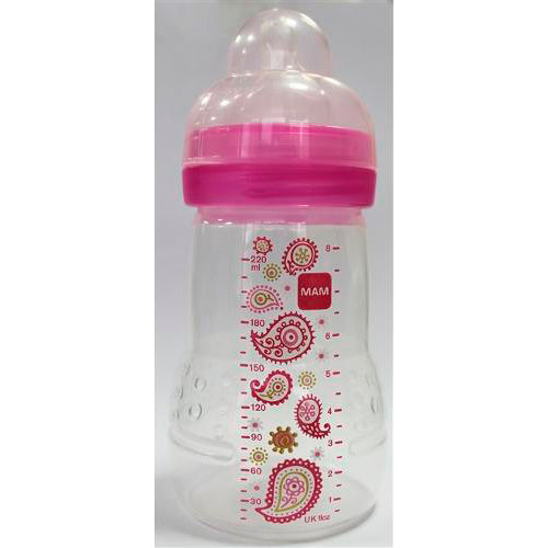 Mamadeira Fashion Bottle Rosa 220ml - Mam