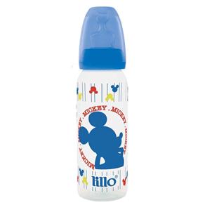 Mamadeira Lillo Disney 383021 com Bico Ortodôntico e Tampa Protetora Azul - 240 Ml