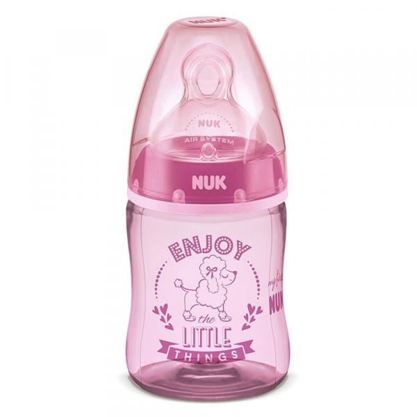 Mamadeira My First Rosa 150ml Fase 1 (0 a 6m) Girl - NUK