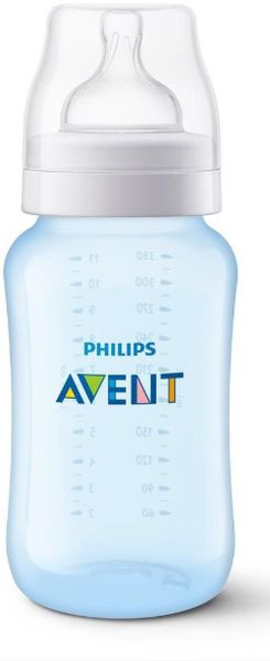 Mamadeira Philips Avent Classic+ 330ml Anticólica Azul