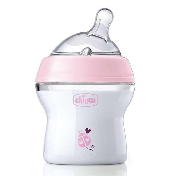 Mamadeira Step Up Chicco 150ml (0m+) Rosa