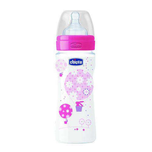 Mamadeira Wellb Pp 330ml Chicco Silicone 4m+ Girl