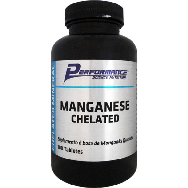 Manganese Chelated 100 Tabletes - Performance Nutrition
