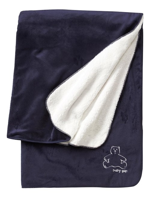 Manta Azul Marinho Cobertor Baby Gap