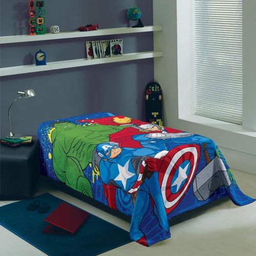 Manta Infantil Avengers Lepper Fleece
