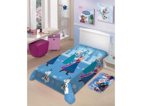 Manta Infantil Jolitex Disney Soft - Frozen Neve 1 Peça