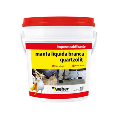 Manta Liquida Branca Quartzolit Gl 4,5kg