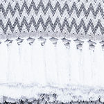 Manta para Sofá Black & White Missoni 150x140cm - Artesanal Teares