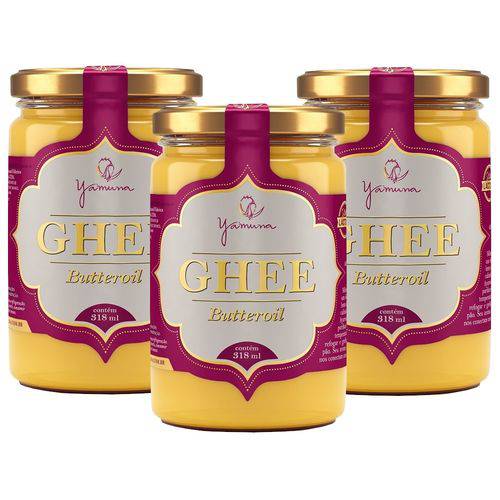 Tudo sobre 'Manteiga Clarificada Ghee Kit com 3 Frascos de 318ml'