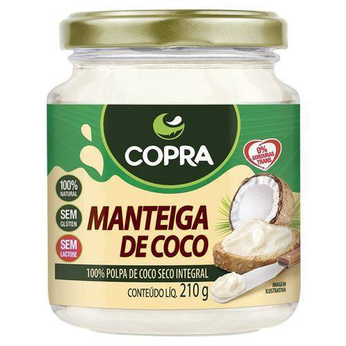 Manteiga de Coco 210ml - Copra