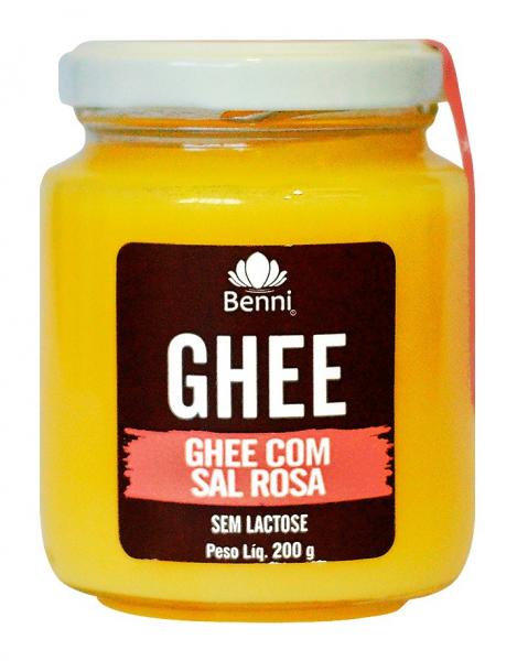 Manteiga Ghee com Sal Rosa Benni 200g