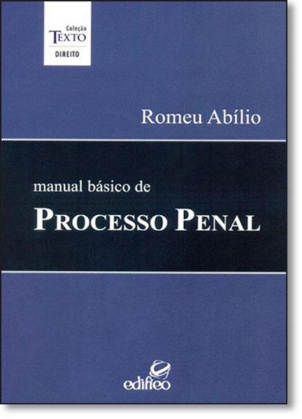 Manual Básico de Processo Penal - Edifieo
