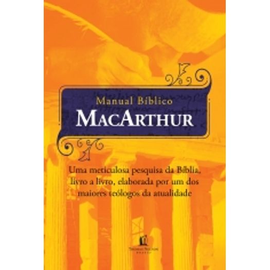 Manual Biblico Macarthur - Thomas Nelson