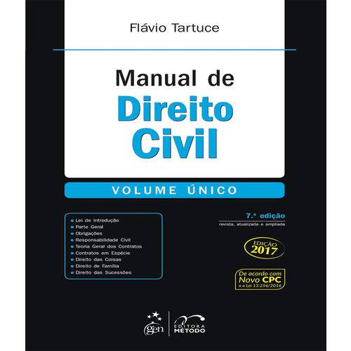 Manual de Direito Civil - Volume Unico - 07 Ed
