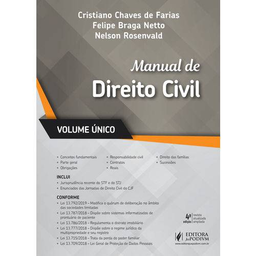 Manual de Direito Civil - Volume Único - 4ª Edição (2019)