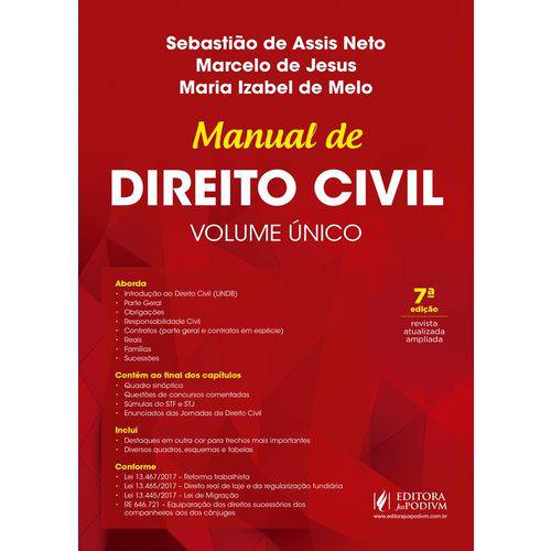 Manual de Direito Civil - Volume Unico - Juspodivm