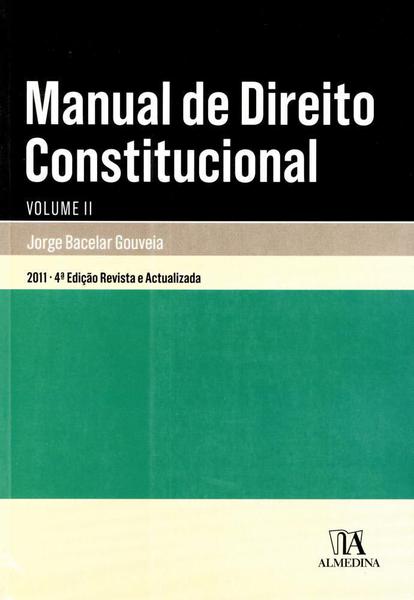 Manual de Direito Constitucional - Volume II - Almedina Matriz