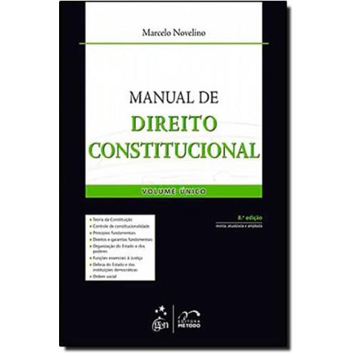 Manual de Direito Constitucional - Volume Unico - 8 Ed