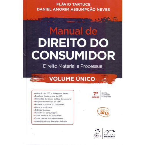 Manual de Direito do Consumidor - 07ed/18