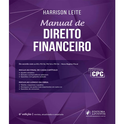 Manual de Direito Financeiro - 6 Ed