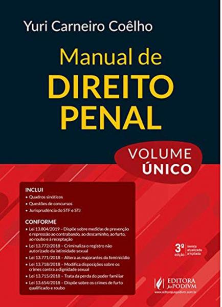 Manual de Direito Penal - Volume Único - 3ª Edição (2019) - Juspodivm
